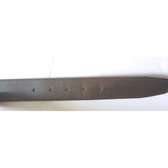 Boconi Mens Leather Dress Belt Dark Brown Size 34 Stretch Panel Dad Classic - Picture 10 of 12